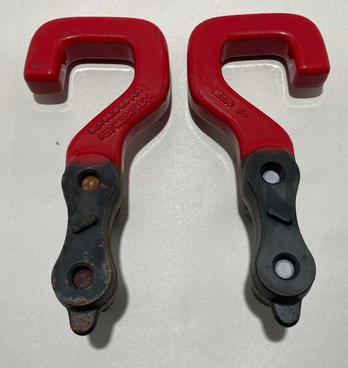 2020-2024 Jeep Gladiator JT Rubicon Rear Tow Hooks / Pair / Red / JT002