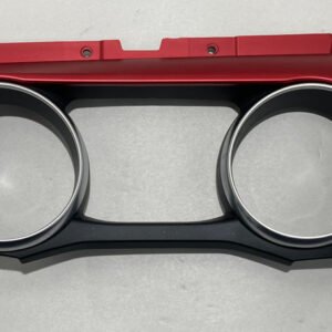 2018-2023 Jeep Wrangler JL Gladiator JT Rubicon Gauge Cluster Surround Trim Panel / Red / JT002