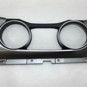 2018-2021 Jeep Wrangler JL Sahara Gauge Cluster Surround Trim Panel / Silver  /   JL001