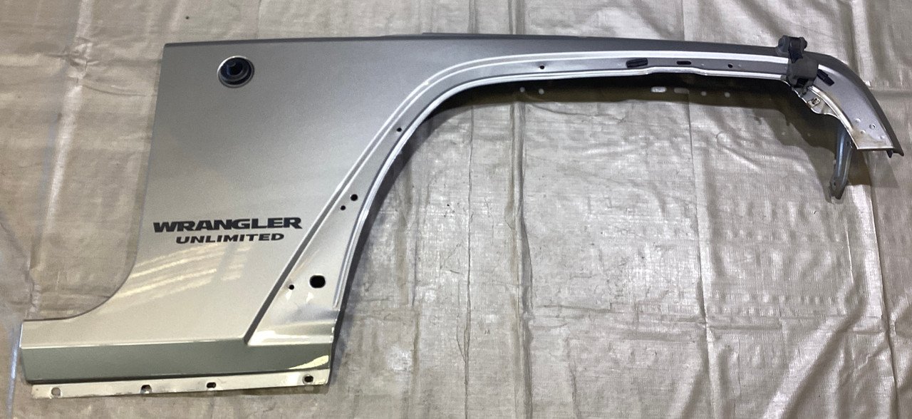 2007-2018 Jeep Wrangler JK Passenger Side Fender Apron Panel / Billet Silver Metallic JK013