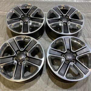 2018-2020 Jeep Wrangler JL Sahara OEM 18x7.5" 5 Spoke Wheels Rims / Set of 4 / JL001