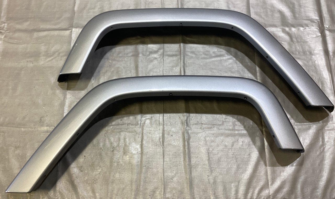 2007-2017 Jeep Wrangler JK Unlimited Rear Fender Panels / Pair / Billet Metallic / JK013