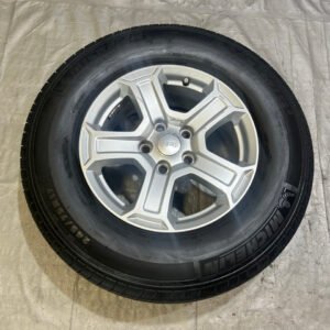2018-2023 Jeep Wrangler JL 17x7.5" 5 Spoke Wheel Rim w/ Michelin Tire / JK011