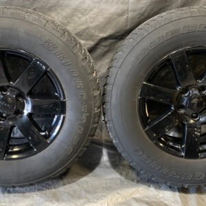 2012-2016 Jeep Wrangler JK Sahara 18" 7 Spoke Wheels Rims w/ Tires / Pair / JK001