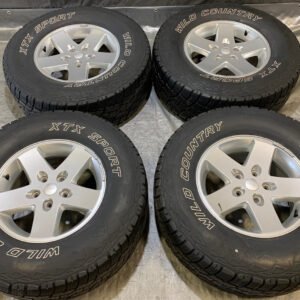 2007-2018 Jeep Wrangler JK 17" 5 Spoke Wheels Rims w/ Tires / Set of 4 / JK002