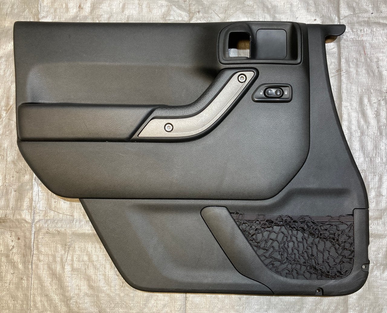 2011-2018 Jeep Wrangler JK 2DR Driver Side Interior Door Panel / Black / JK016
