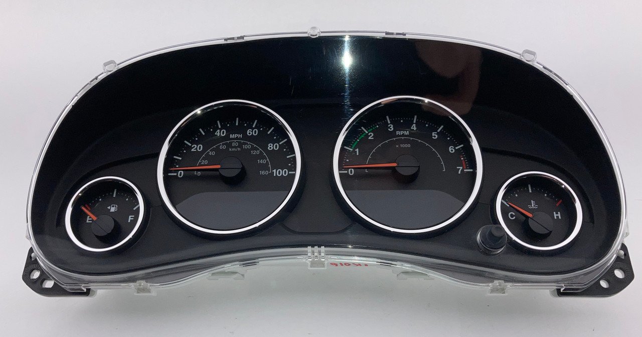 2016-2017 Jeep Wrangler JK Instrument Gauge Cluster / 56054392AF / JK016