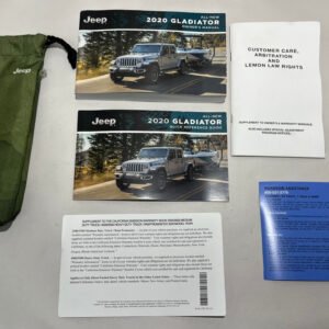 2020 Jeep Gladiator JT Factory Owner's Manual w/ Case /   JT004