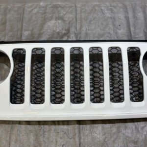 2020-2024 Jeep Gladiator JT / Wrangler JL OEM Front Grille Trim Panel / Bright White JT004