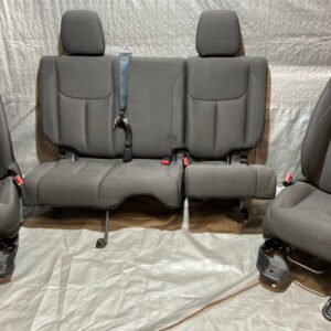 2013-2018 Jeep Wrangler JK Unlimited 4DR Black Cloth Front & Rear Seats /   JK012