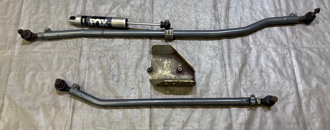 2018-2024 Jeep Wrangler JL Gladiator JT Synergy MFG Steering Linkage Kit w/ Fox Stabilizer / FAD Skid Plate / USED / JT004