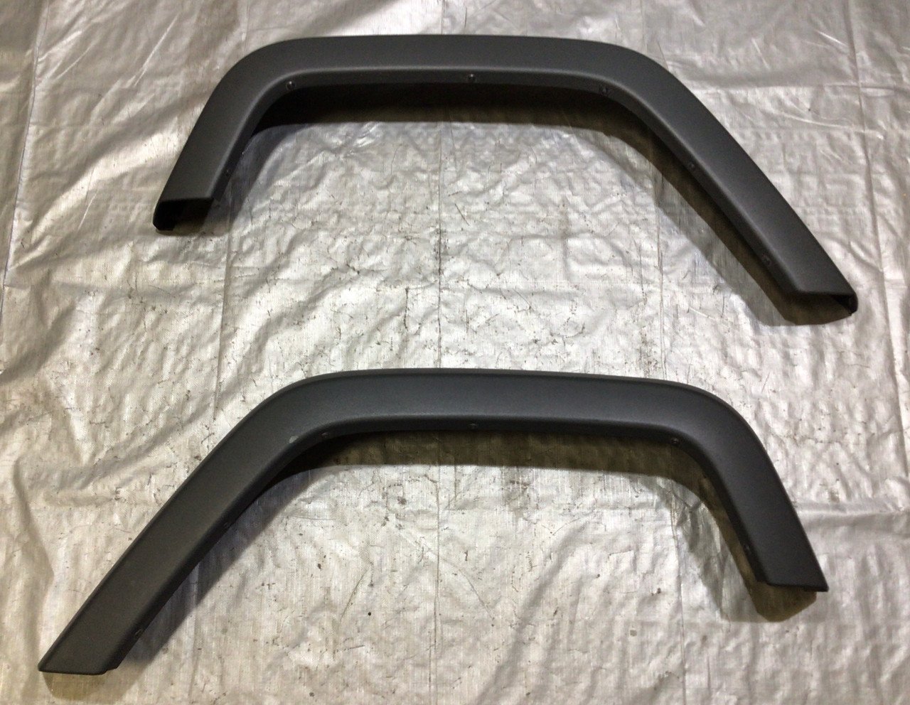 2007-2017 Jeep Wrangler JK Unlimited Rear Fender Panels / Pair / Textured Black / JK005
