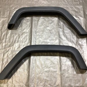 2007-2017 Jeep Wrangler JK Unlimited Rear Fender Panels / Pair / Textured Black / JK003