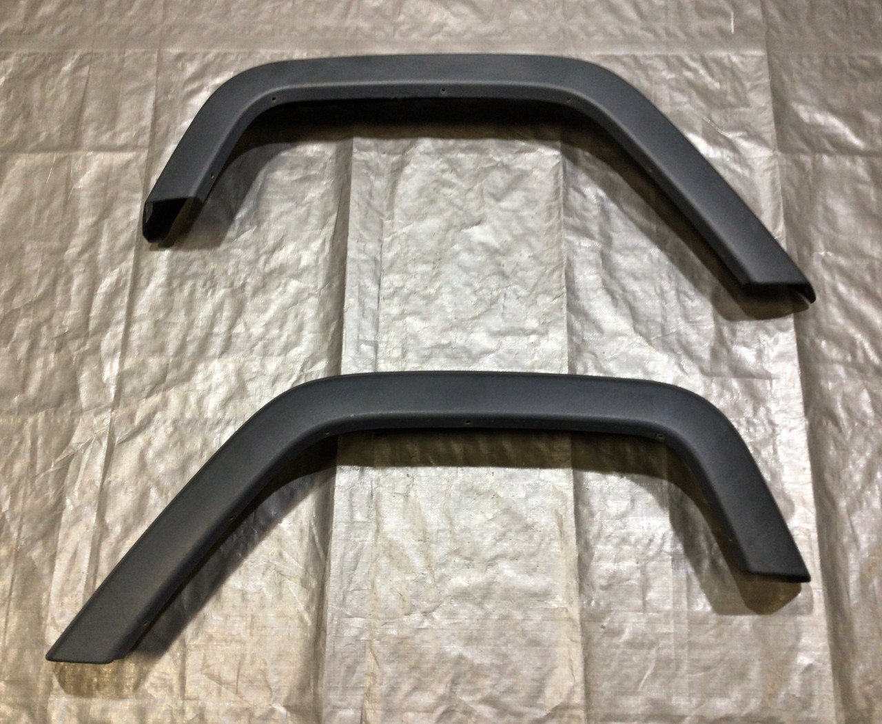 2007-2017 Jeep Wrangler JK Unlimited Rear Fender Panels / Pair / Textured Black / JK003