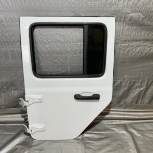2018-2024 Jeep Wrangler JL Unlimited 4DR / Gladiator JT Driver Rear Door Assembly / Bright White JT004