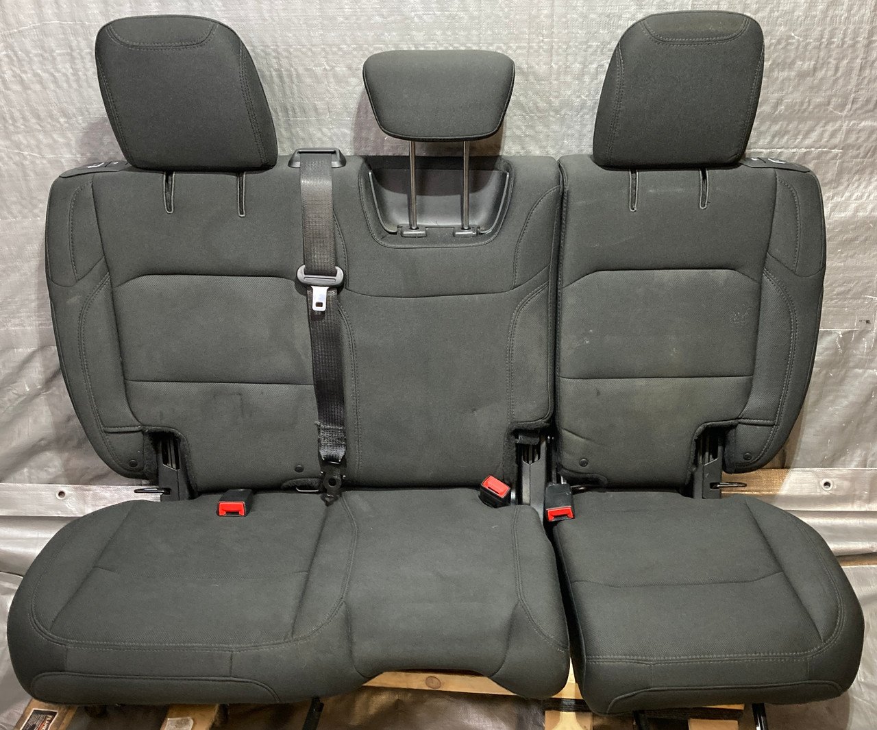 2018-2021 Jeep Wrangler JL Unlimited 4DR 60/40 Folding Rear Seat Set / Black Cloth / JL010