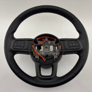 2018-2023 Jeep Wrangler JL Black Leather Steering Wheel w/ Controls / JL012