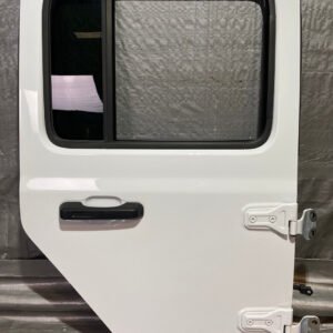 2018-2024 Jeep Wrangler JL Unlimited 4DR Passenger Rear Door Assembly / Bright White JL010