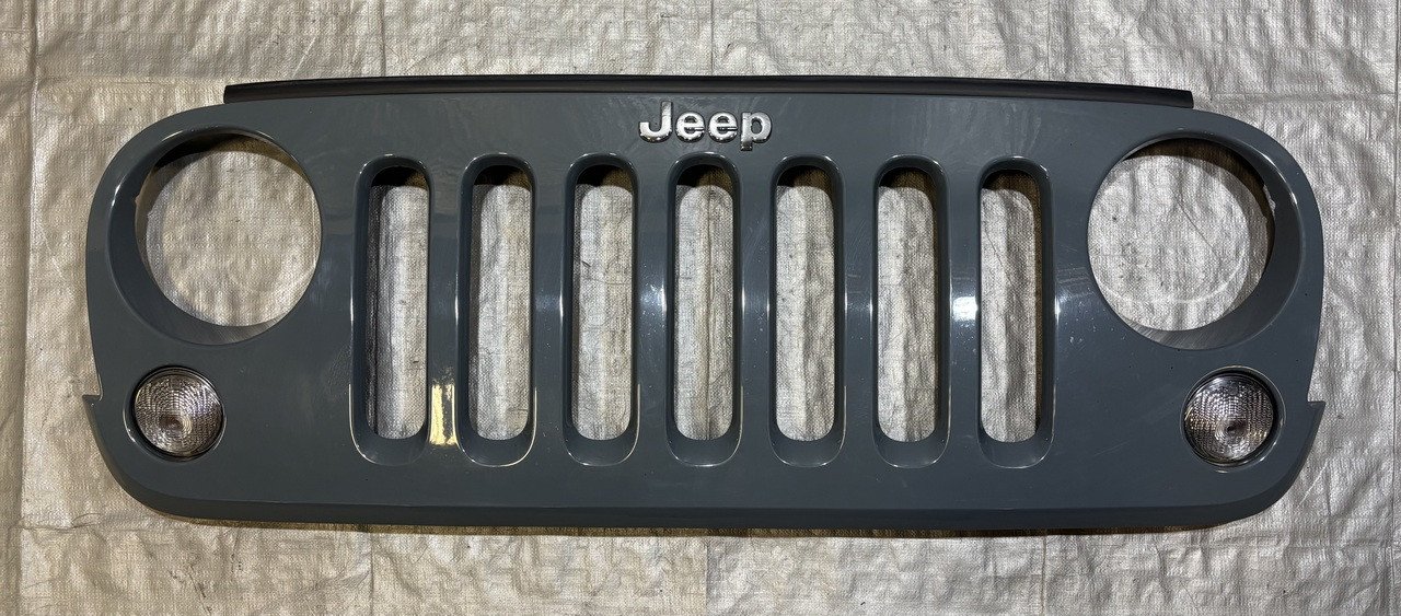2007-2017 Jeep Wrangler JK Front Grille Panel / Anvil Clear Coat JK017