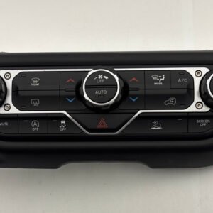 2021 Jeep Wrangler JL Automatic Climate Control Unit / 7BU55DX9AA / JL012