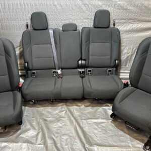 2020-2022 Jeep Gladiator JT Sport Black Cloth Front & Rear Seat Set /   JT004