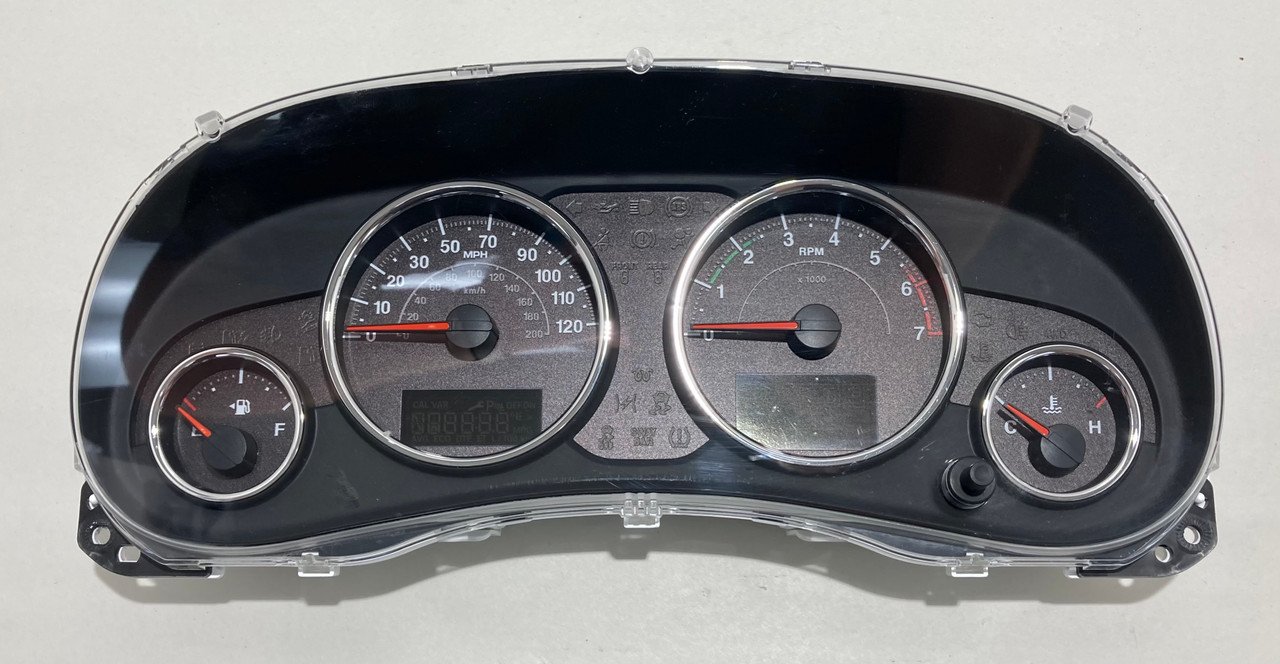 2018 Jeep Wrangler JK Instrument Gauge Cluster / 56054393AF / JK011
