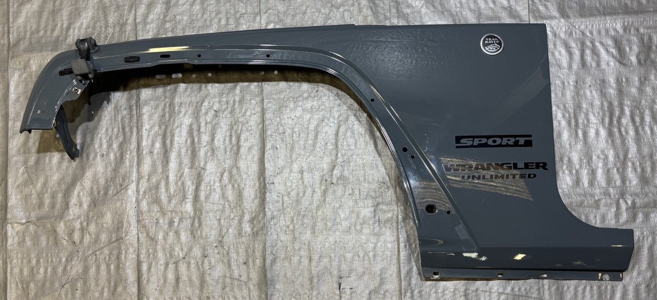 2007-2018 Jeep Wrangler JK Driver Side Fender Apron Panel / Anvil Clear Coat JK017