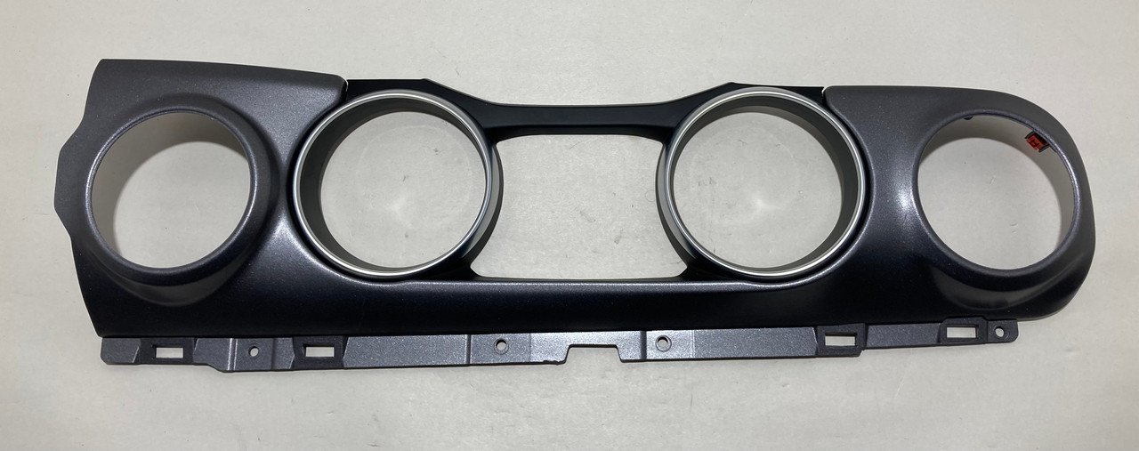 2018-2023 Jeep Wrangler JL Gladiator JT Gauge Cluster Surround Trim Panel / Dark Gray / JT001