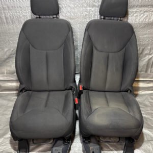 2013-2018 Jeep Wrangler JK Unlimited 4DR Black Cloth Front Seats / Pair / JK017
