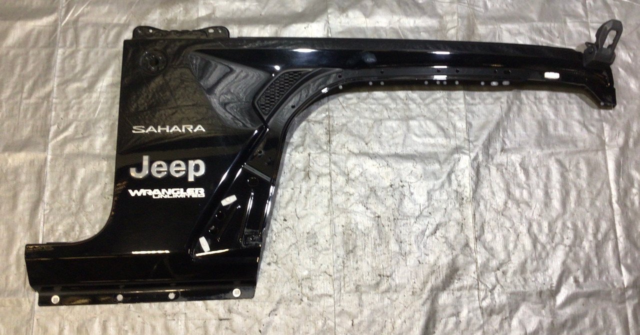 2018-2021 Jeep Wrangler JL Passenger Front Fender Apron Panel / Black JL003
