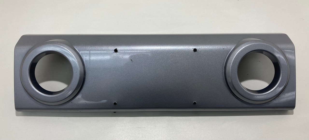 2007-2018 Jeep Wrangler JK Sahara Front Bumper Trim Applique / Billet Metallic JK011