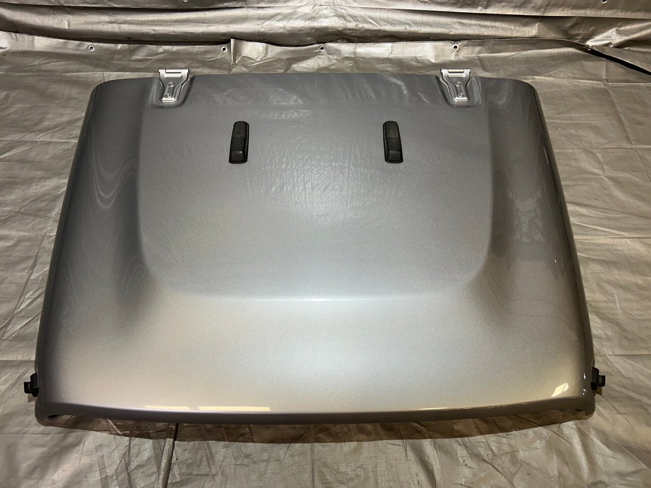 2018-2021 Jeep Wrangler JL Sport Sahara OEM Hood Panel / Billet Silver Metallic JL012