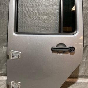 2011-2018 Jeep Wrangler JK Unlimited 4DR Driver Rear Door / Billet Silver Metallic  JK010