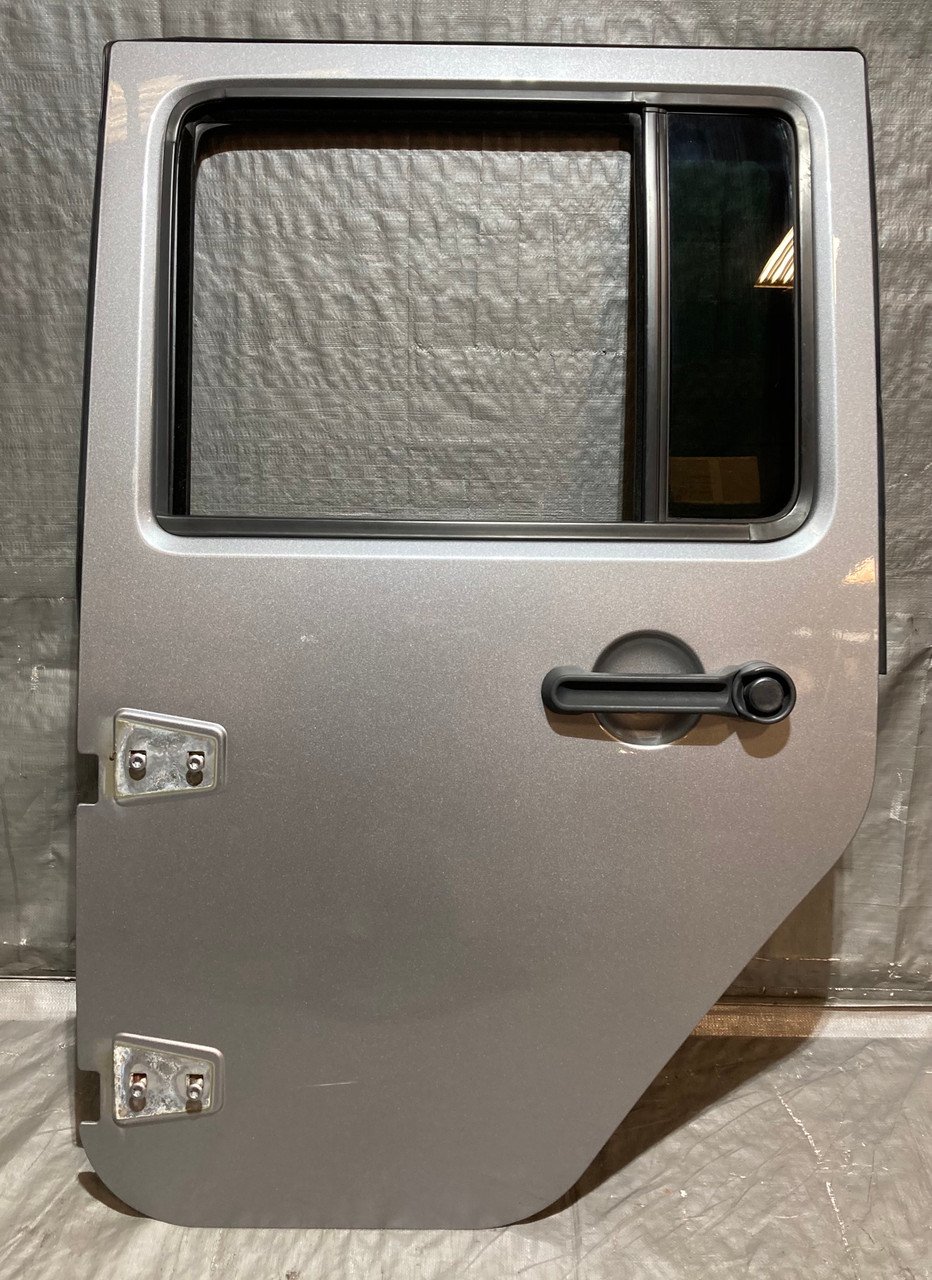2011-2018 Jeep Wrangler JK Unlimited 4DR Driver Rear Door / Billet Silver Metallic JK010