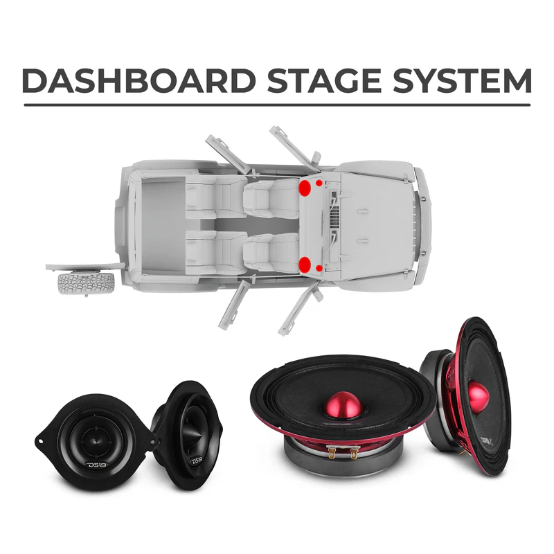 Jeep JKU 2007-2018 Ultimate Package – Loaded Sound Bar, Door Panels, Rear Wheel Subwoofers & Amplifiers - Image 4