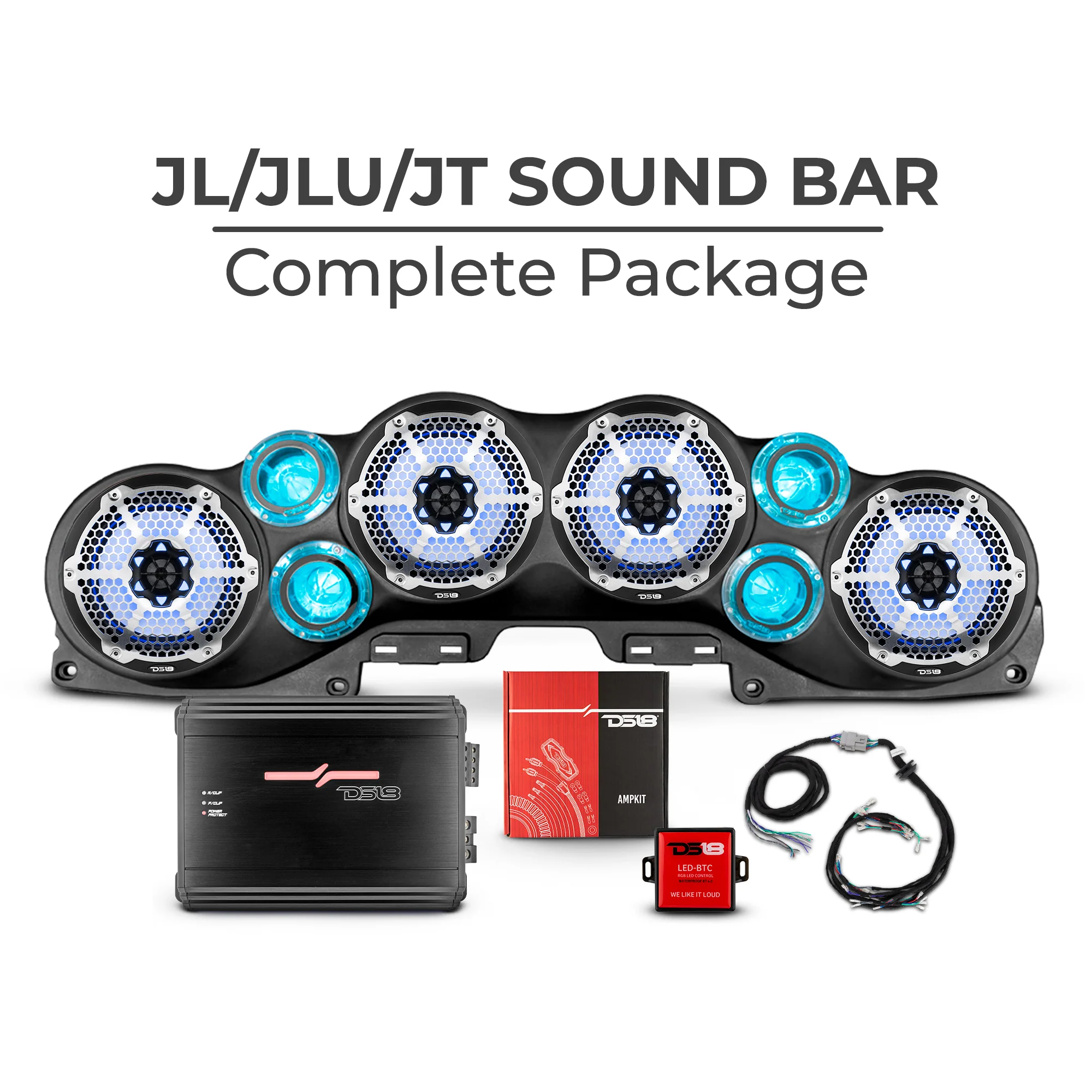 Jeep JL/JT 2018–2023 Overhead Sound Bar – Build Your Own