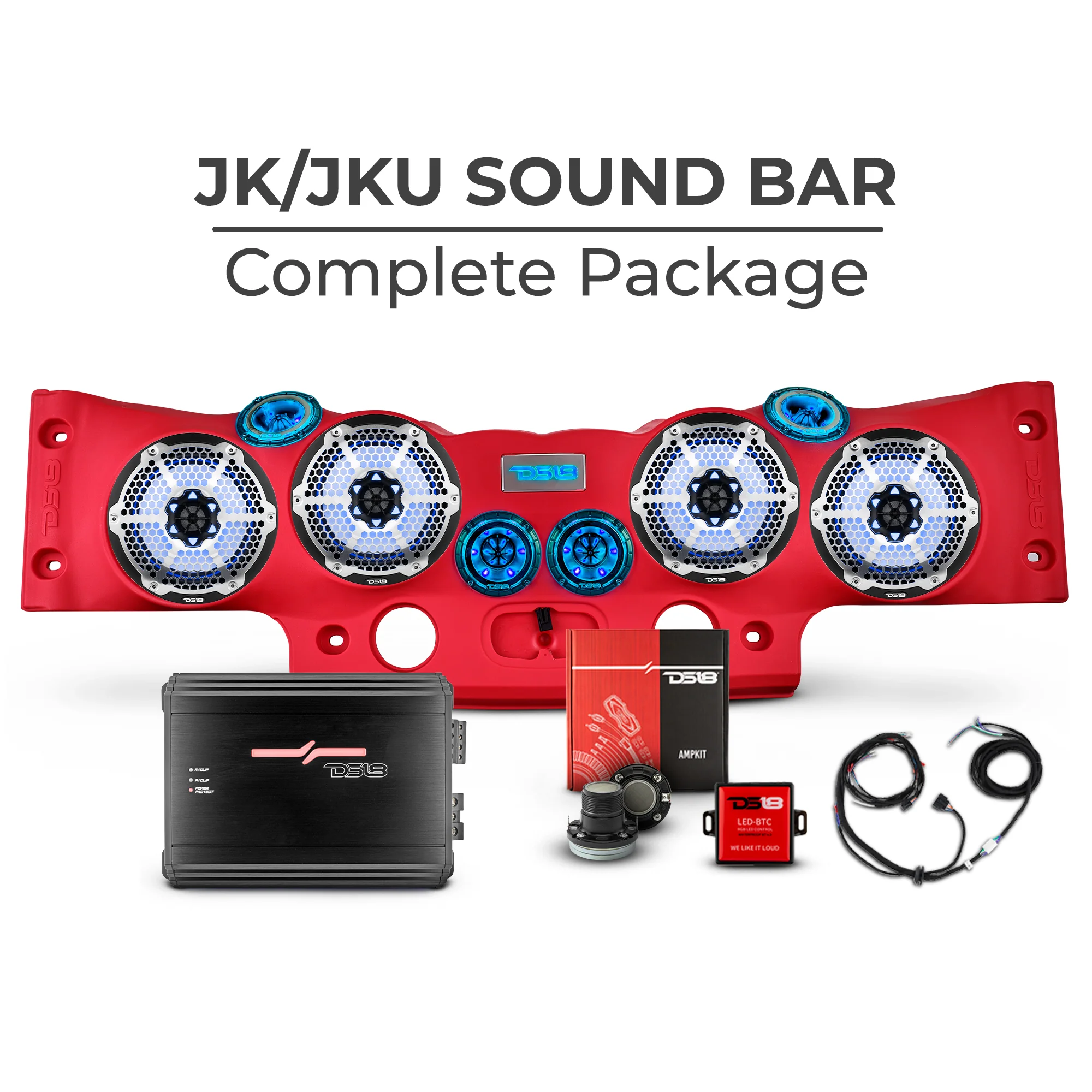 Jeep JK/JKU 2007-2018 Overhead Sound Bar – Build Your Own - Image 3