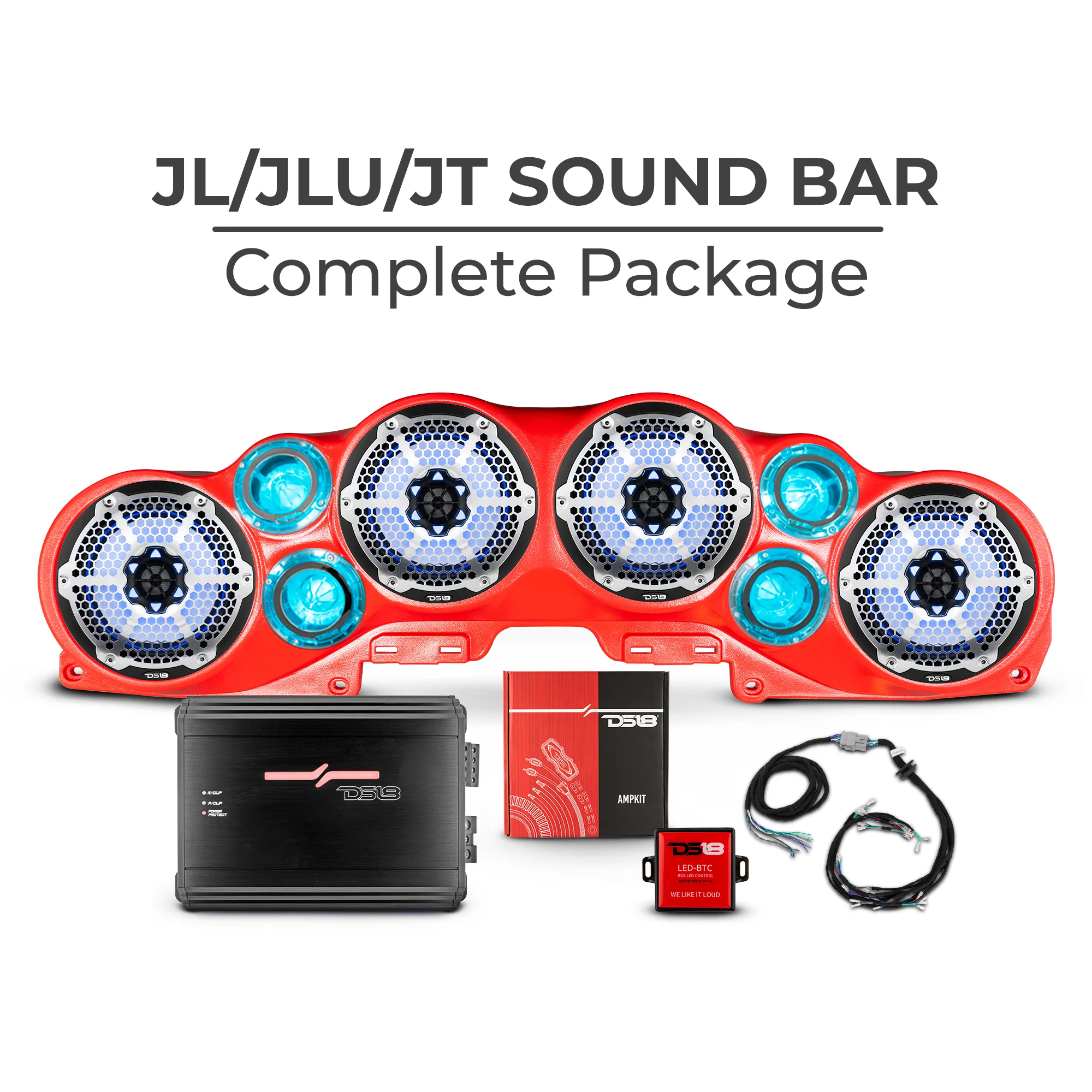 Jeep JL/JT 2018–2023 Overhead Sound Bar – Build Your Own - Image 3
