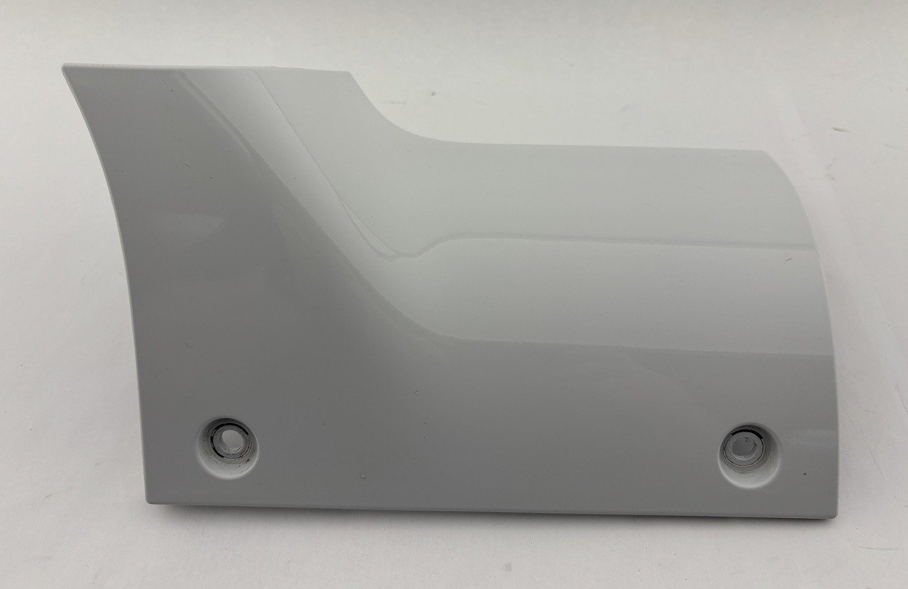 2020-2024 Jeep Gladiator JT Passenger Side Fender Wiper Cowl End Plate Trim Panel / Bright White JT003
